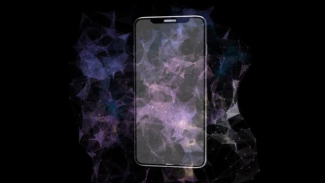 The concept of an advanced smartphone, smart assistant with unique technologies. 32