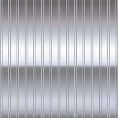 Metal stripes background. Image of chromium material.