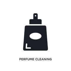 perfume cleaning isolated icon. simple element illustration from cleaning concept icons. perfume cleaning editable logo sign symbol design on white background. can be use for web and mobile