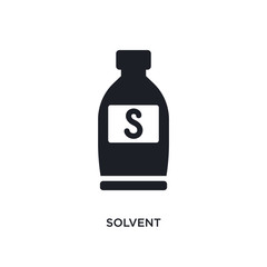 solvent isolated icon. simple element illustration from cleaning concept icons. solvent editable logo sign symbol design on white background. can be use for web and mobile