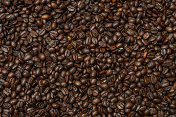 Coffee beans background
