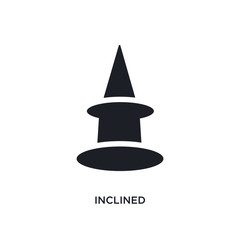Fototapeta premium inclined isolated icon. simple element illustration from construction concept icons. inclined editable logo sign symbol design on white background. can be use for web and mobile