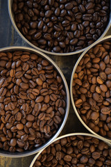 Fototapeta premium Close up of coffee beans for background