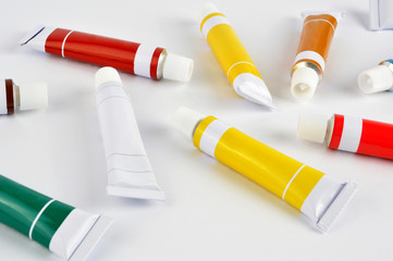 Acrylic Paint tubes