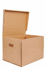 Moving boxes. Real estate concept.