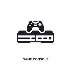 game console isolated icon. simple element illustration from electronic devices concept icons. game console editable logo sign symbol design on white background. can be use for web and mobile