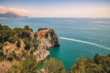 Die berühmte Villa Malaparte auf der Insel Capri, Italien