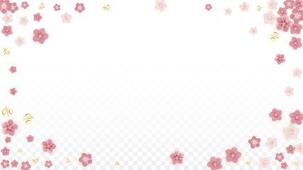 Vector Spring or Summer Sale Background with Flowers and Percent for Banner Design. Good for Special Hot Holiday Discount Offer, Black Friday, Fashion Promotion Action. Romantic Sakura Illustration.