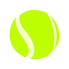 Tennis ball emoji vector