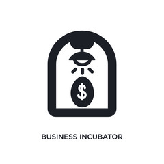business incubator isolated icon. simple element illustration from general-1 concept icons. business incubator editable logo sign symbol design on white background. can be use for web and mobile