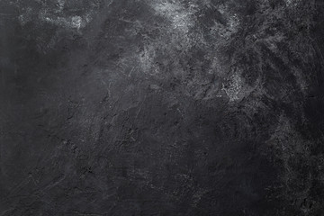 Texture of a black stone background