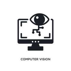 computer vision isolated icon. simple element illustration from general-1 concept icons. computer vision editable logo sign symbol design on white background. can be use for web and mobile