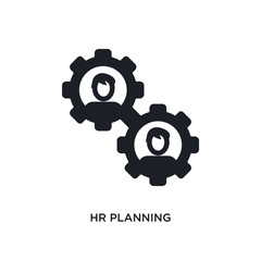 hr planning isolated icon. simple element illustration from general-1 concept icons. hr planning editable logo sign symbol design on white background. can be use for web and mobile