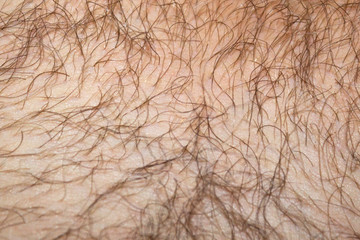 hair texture on male skin 