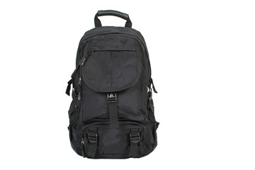 Naklejka premium Backpack isolated on white background