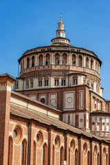 Fototapeta premium Church of Santa Maria delle Grazie - Milan Italy