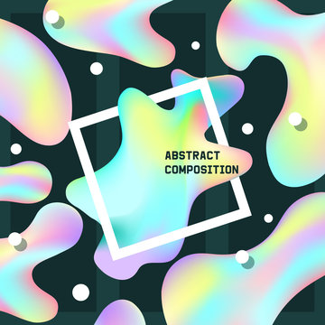 Holographic vector hologram foil texture and irregularities illustration backdrop set in blue pink green colors with scratches abstract background