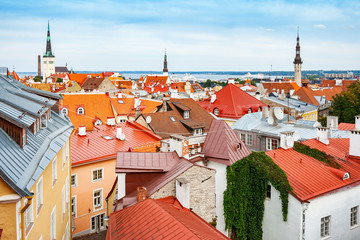 Cityscape of Tallinn. Estonia, EU