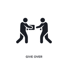 give over isolated icon. simple element illustration from humans concept icons. give over editable logo sign symbol design on white background. can be use for web and mobile