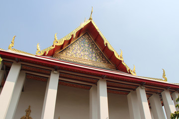 Naklejka premium Buddhist temple (Wat Pho) in Bangkok (Thailand)