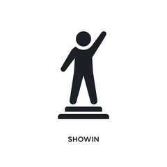 showin isolated icon. simple element illustration from humans concept icons. showin editable logo sign symbol design on white background. can be use for web and mobile