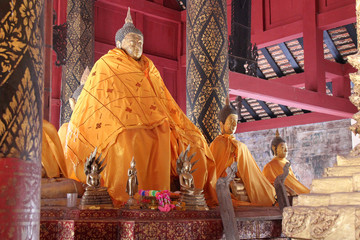 Buddhist temple (Wat Phra That Lampang Luang) in Lampang (Thailand) 