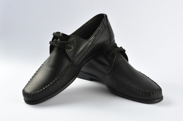 Man shoes isolated on white