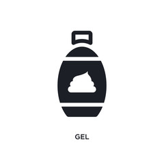 gel isolated icon. simple element illustration from hygiene concept icons. gel editable logo sign symbol design on white background. can be use for web and mobile