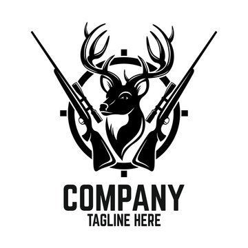 Hunting Deer Logo