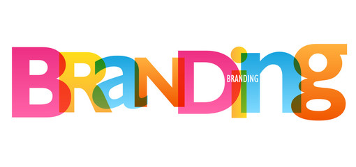 BRANDING colorful typography banner