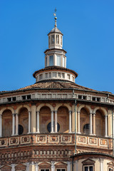 Fototapeta na wymiar Church of Santa Maria delle Grazie - Milan Italy