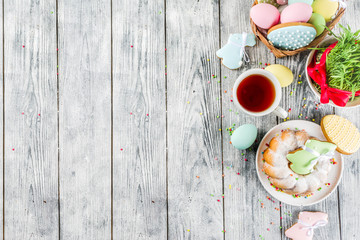 Easter table setting concept