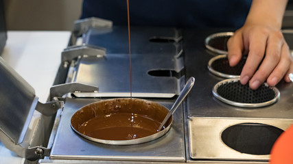 Ice cream cone in the tank