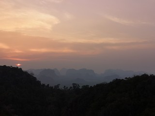 Naklejka premium sunset