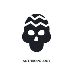 anthropology isolated icon. simple element illustration from museum concept icons. anthropology editable logo sign symbol design on white background. can be use for web and mobile