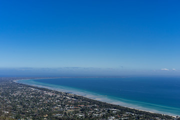 View from arthurs seat mornington peninsula victoria australia.