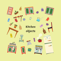 Kitchen object. Vector illustration.