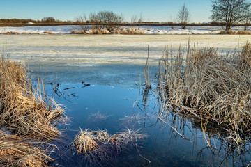 Beautiful spring Russian landscape