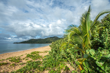 la plage de Grande Anse à Deshaies Guadeloupe