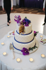 Cake sweet and beautifully decorated with flowers.