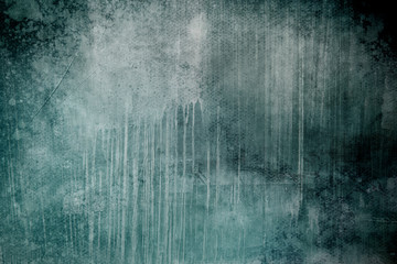 dark green grungy canvas background or texture
