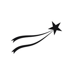 Flying star icon