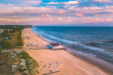 Strand von Insel Usedom (Luftbild)