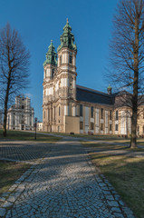 Former Cistercian abbey (monastery) in Krzeszow near Kamienna Gora, Poland © Marcin