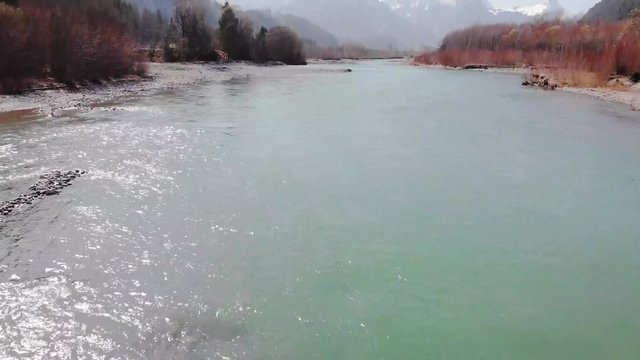 Flying over the Lech - Lechfall, F&uuml;ssen Germany