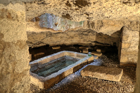 Crypt of the Redeemer (Cripta del Redentore), crypt of the Madonna della Grotta is an underground cave church located in the city of Taranto, Puglia, Italy 