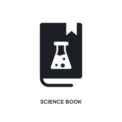 science book isolated icon. simple element illustration from science concept icons. science book editable logo sign symbol design on white background. can be use for web and mobile