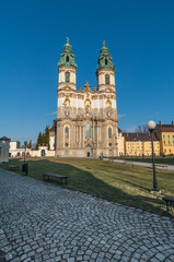 Fototapeta na wymiar Former Cistercian abbey (monastery) in Krzeszow near Kamienna Góra, Poland