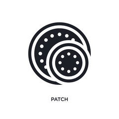 patch isolated icon. simple element illustration from sew concept icons. patch editable logo sign symbol design on white background. can be use for web and mobile