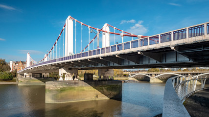Chelsea Bridge and the River Thames, London